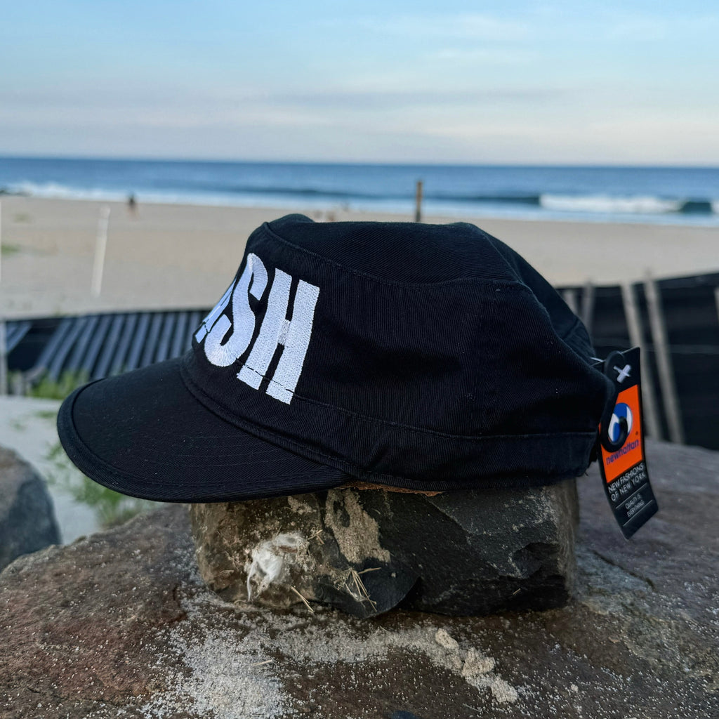 CRASH LOGO Military Hat in Black