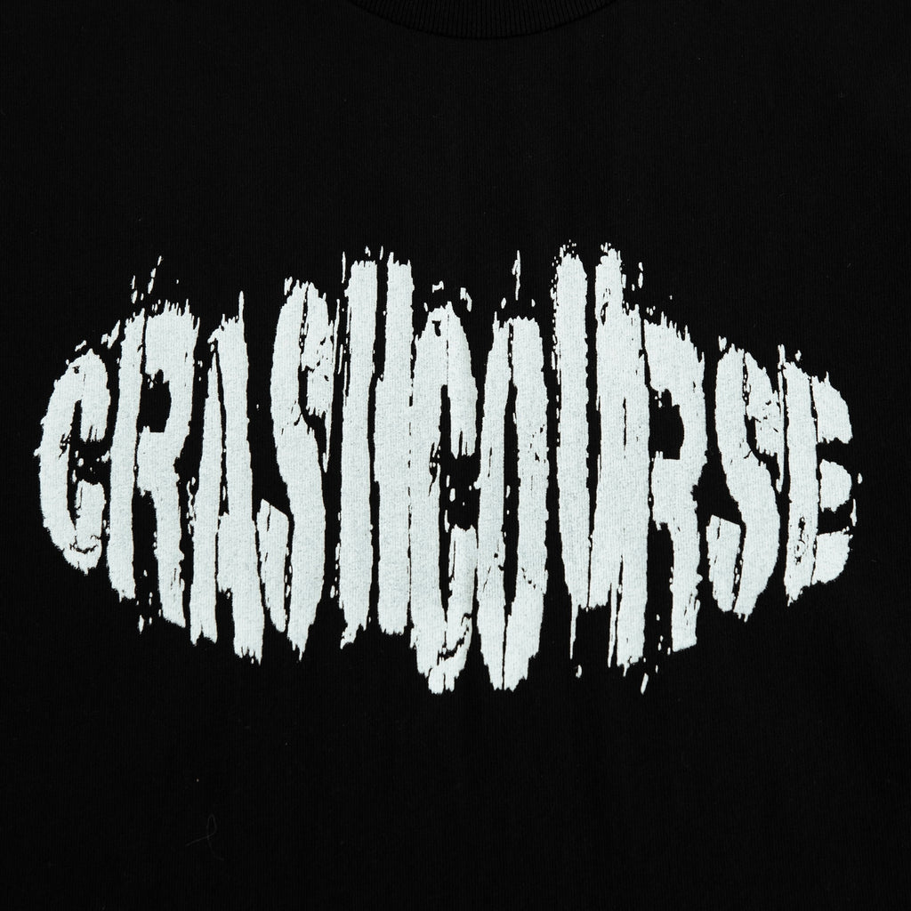 "CRASHCOURSE" Everyday Core T-Shirt in Black