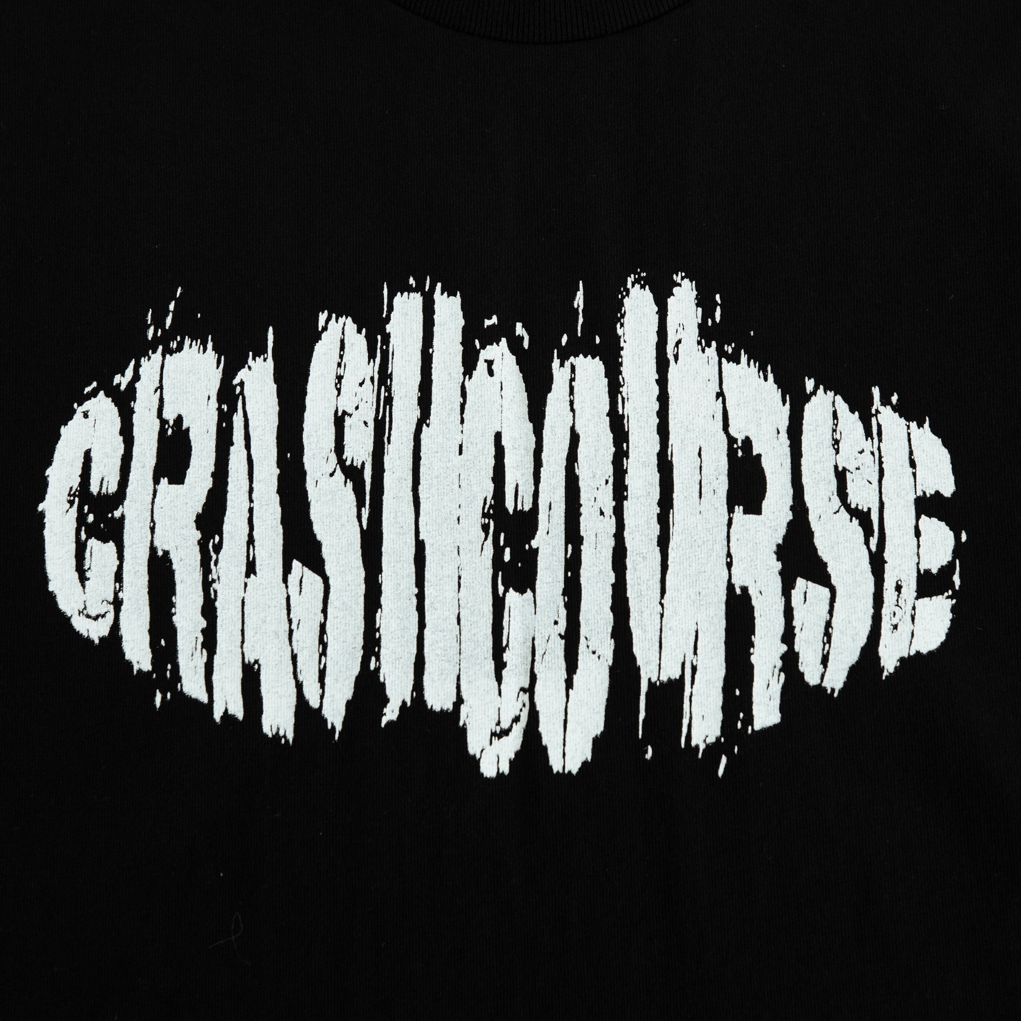"CRASHCOURSE" Everyday Core T-Shirt in Black