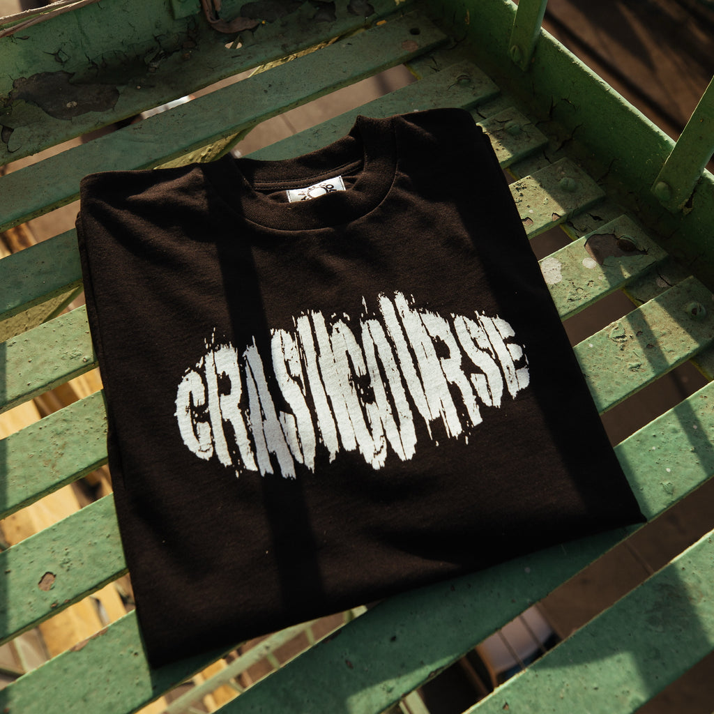 "CRASHCOURSE" Everyday Core T-Shirt in Black